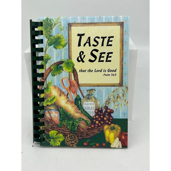 Taste And See Crossroads by Morris Press Hughes Springs Recipes Cookbook 2001 - Picture 1 of 4